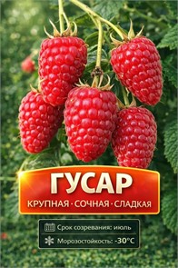 Малина Гусар традиционные сорта 1шт