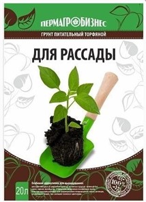 Грунт "Для рассады" 20л Пермагробизнес