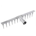 Грабли витые 12-зуб нерж. б/черен. Сибртех 61753